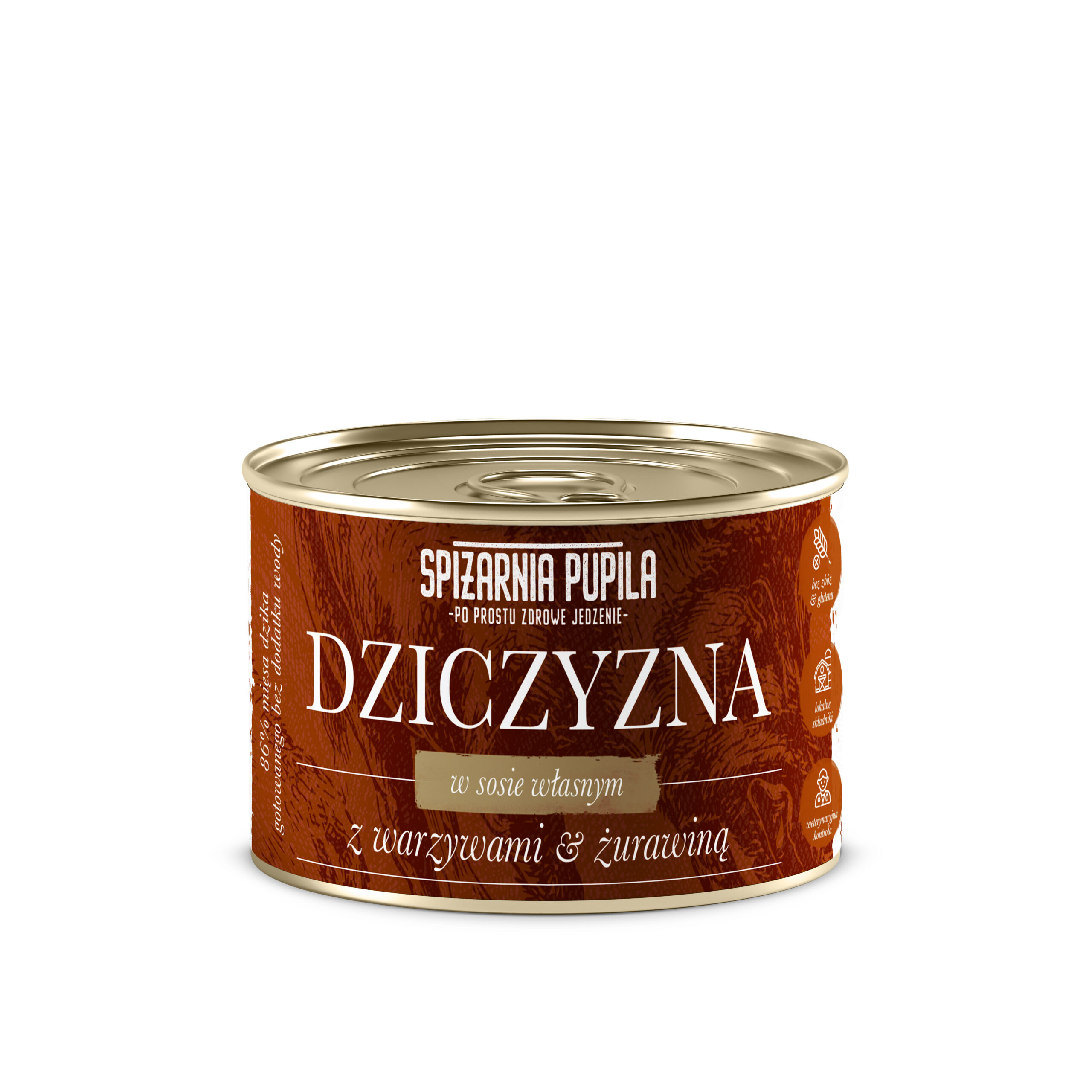Spiżarnia Pupila Dziczyzna z Warzywami & Żurawiną