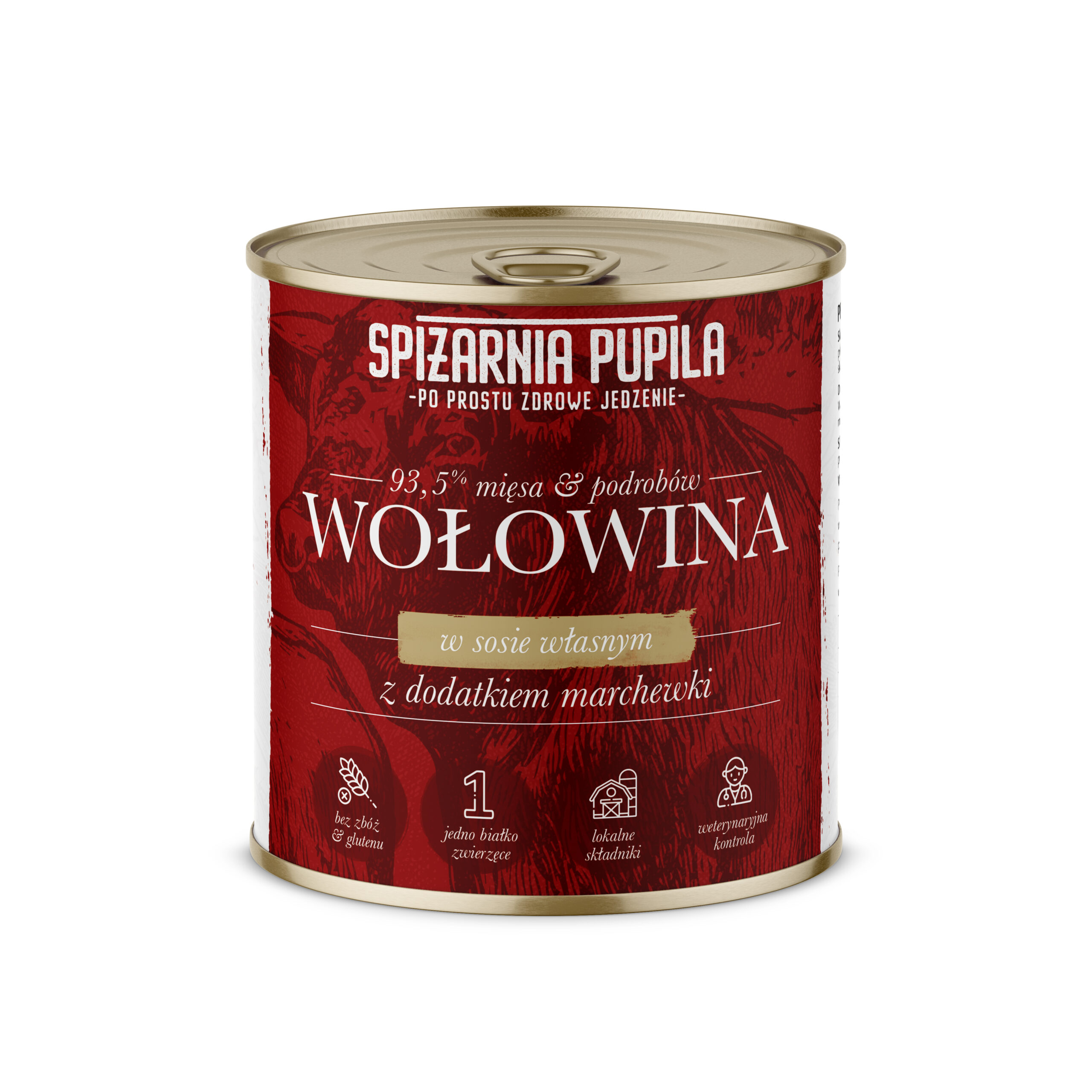 Spiżarnia Pupila Wołowina z Marchewką