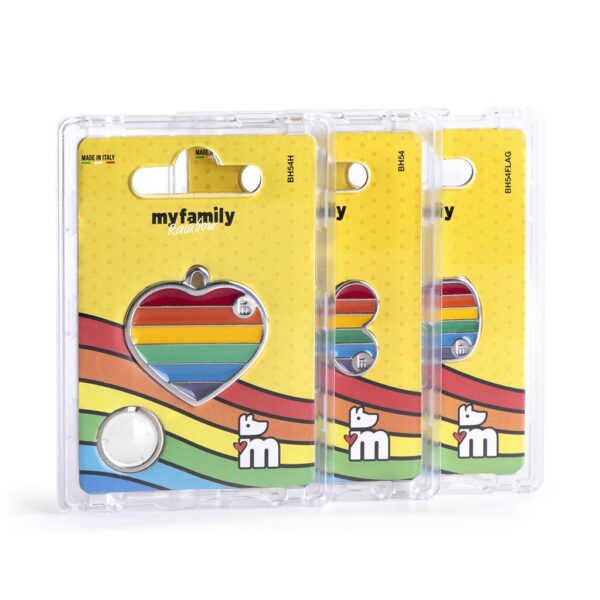 MyFamily Rainbow (Tęczowa) Adresówka z Grawerem