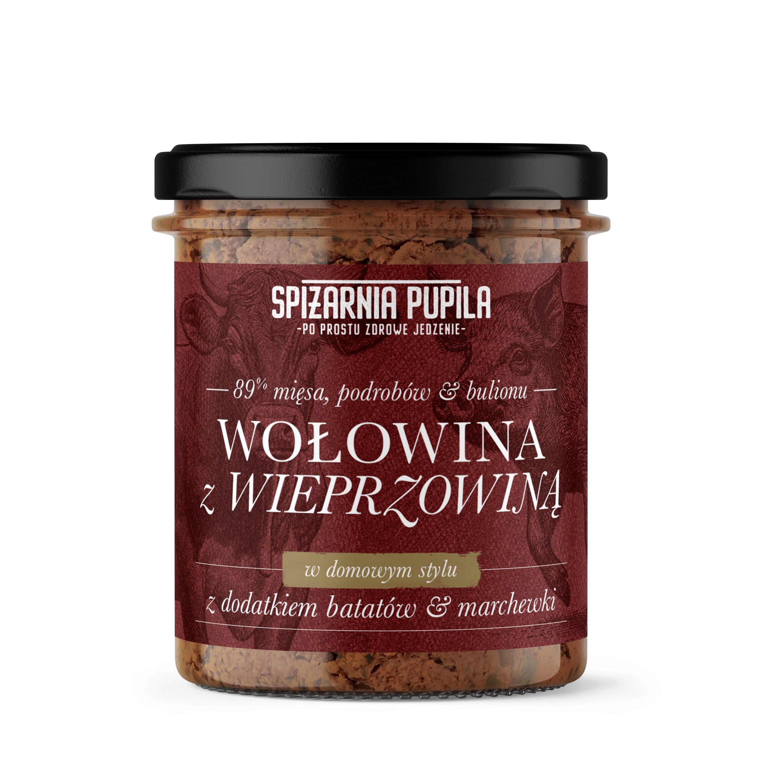 Spiżarnia Pupila Wołowina z Wieprzowiną Słoik 300g